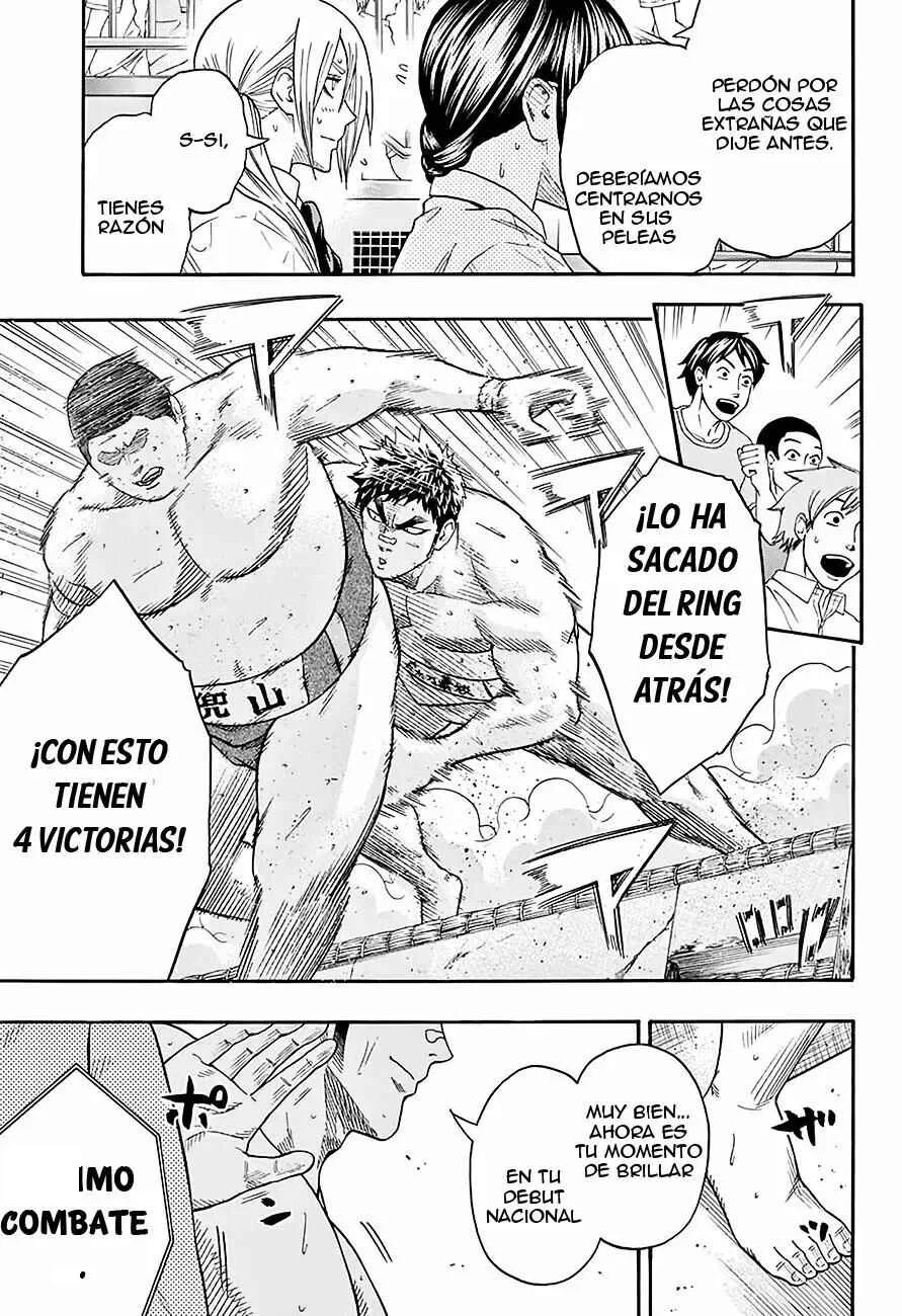 Hinomaru Sumo Capítulo 107: El sumo de Mitsuhashi Kei - Page 3