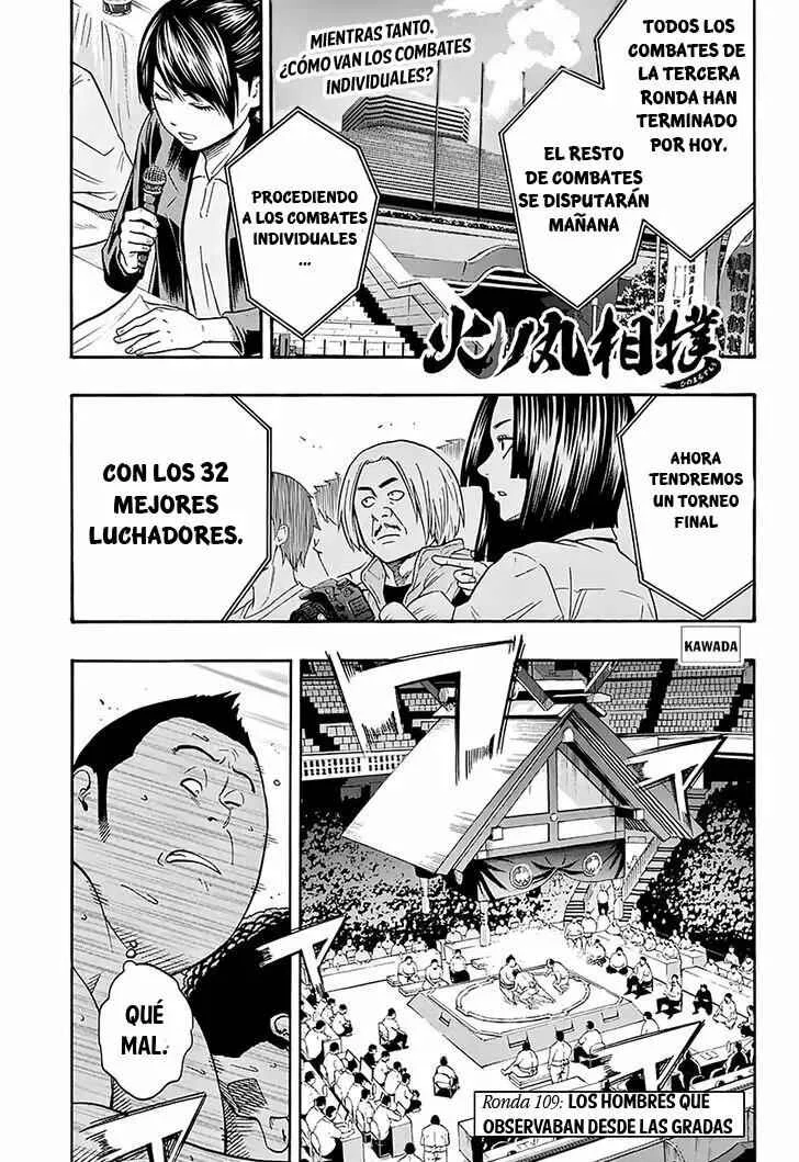 Hinomaru Sumo Capítulo 109: Los hombres que observaban desde las gradas - Page 1