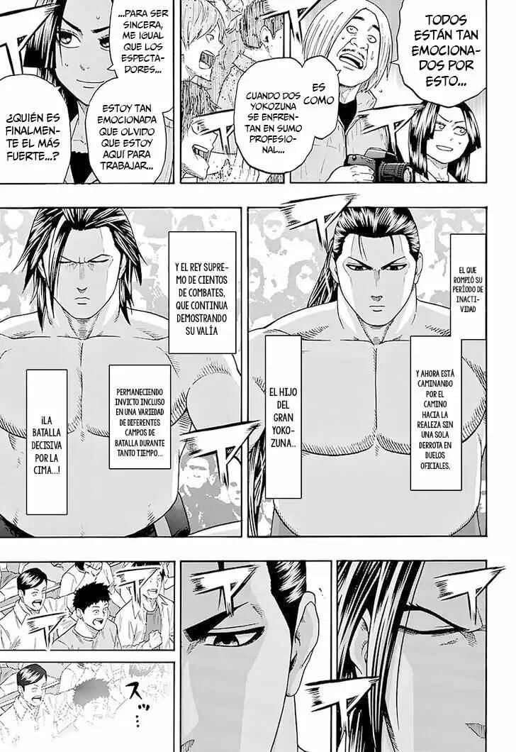 Hinomaru Sumo Capítulo 110: Doujikiri Yasutsuna Vs Kusanagi no Tsurugi - Page 5