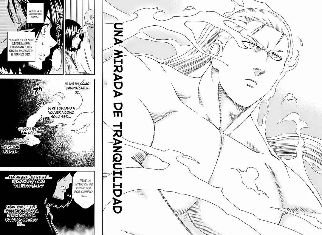 Hinomaru Sumo Capítulo 111: Doujikiri Yasutsuna Vs Kusanagi no Tsurugi 2 - Page 12