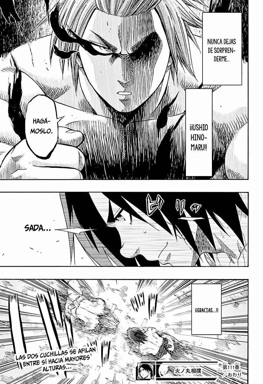 Hinomaru Sumo Capítulo 111: Doujikiri Yasutsuna Vs Kusanagi no Tsurugi 2 - Page 17
