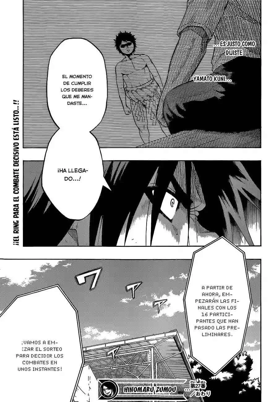 Hinomaru Sumo Capítulo 27: Aquellos que siguen ganando - Page 16