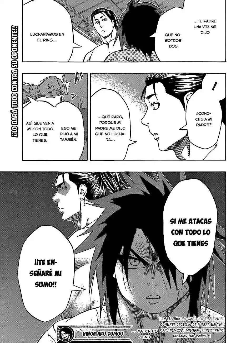 Hinomaru Sumo Capítulo 28: Una pregunta estúpida - Page 19