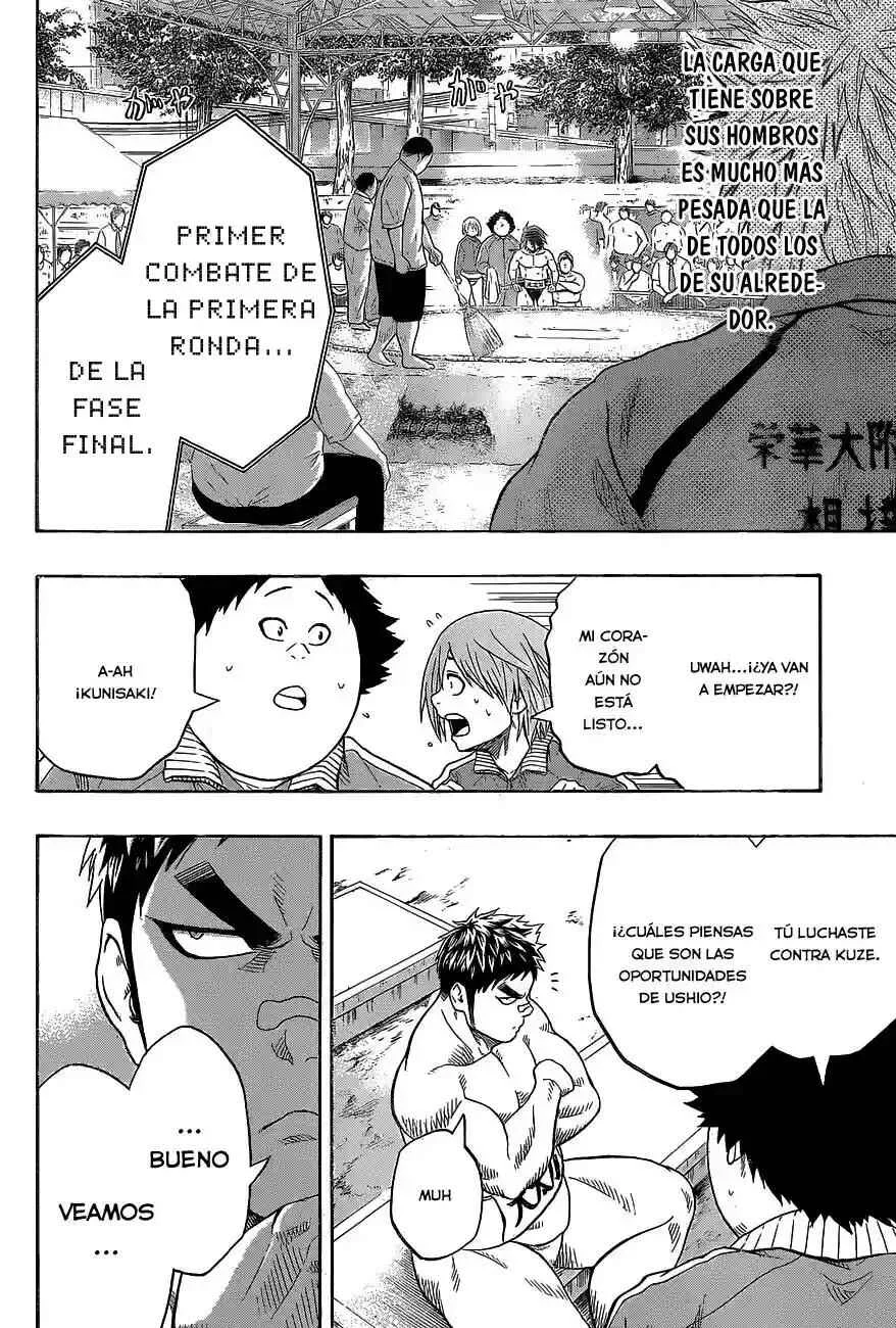 Hinomaru Sumo Capítulo 29: Onimaru Kunitsuna VS Kuranagi no Tsurugi - Page 6