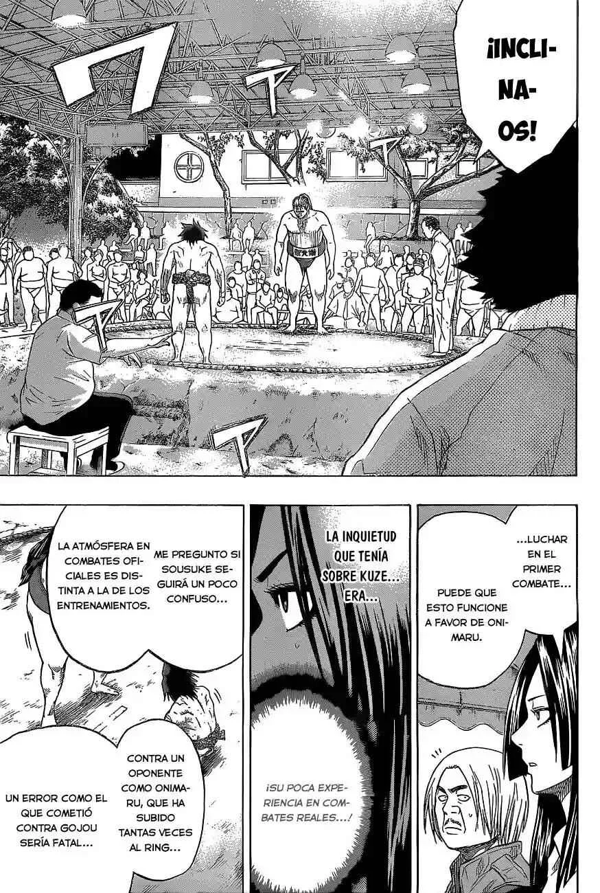 Hinomaru Sumo Capítulo 29: Onimaru Kunitsuna VS Kuranagi no Tsurugi - Page 11