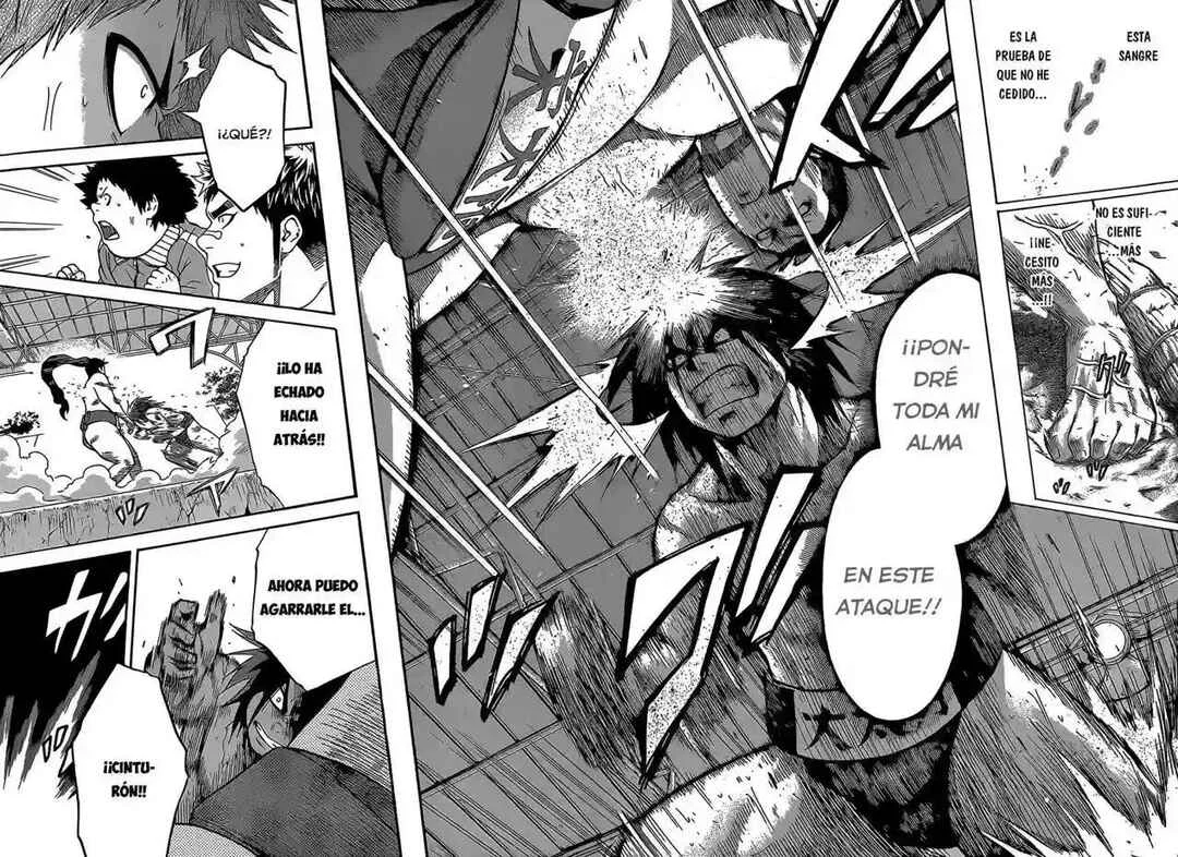 Hinomaru Sumo Capítulo 30: Onimaru Kunitsuna VS Kusanagi no Tsurugi 2 - Page 8