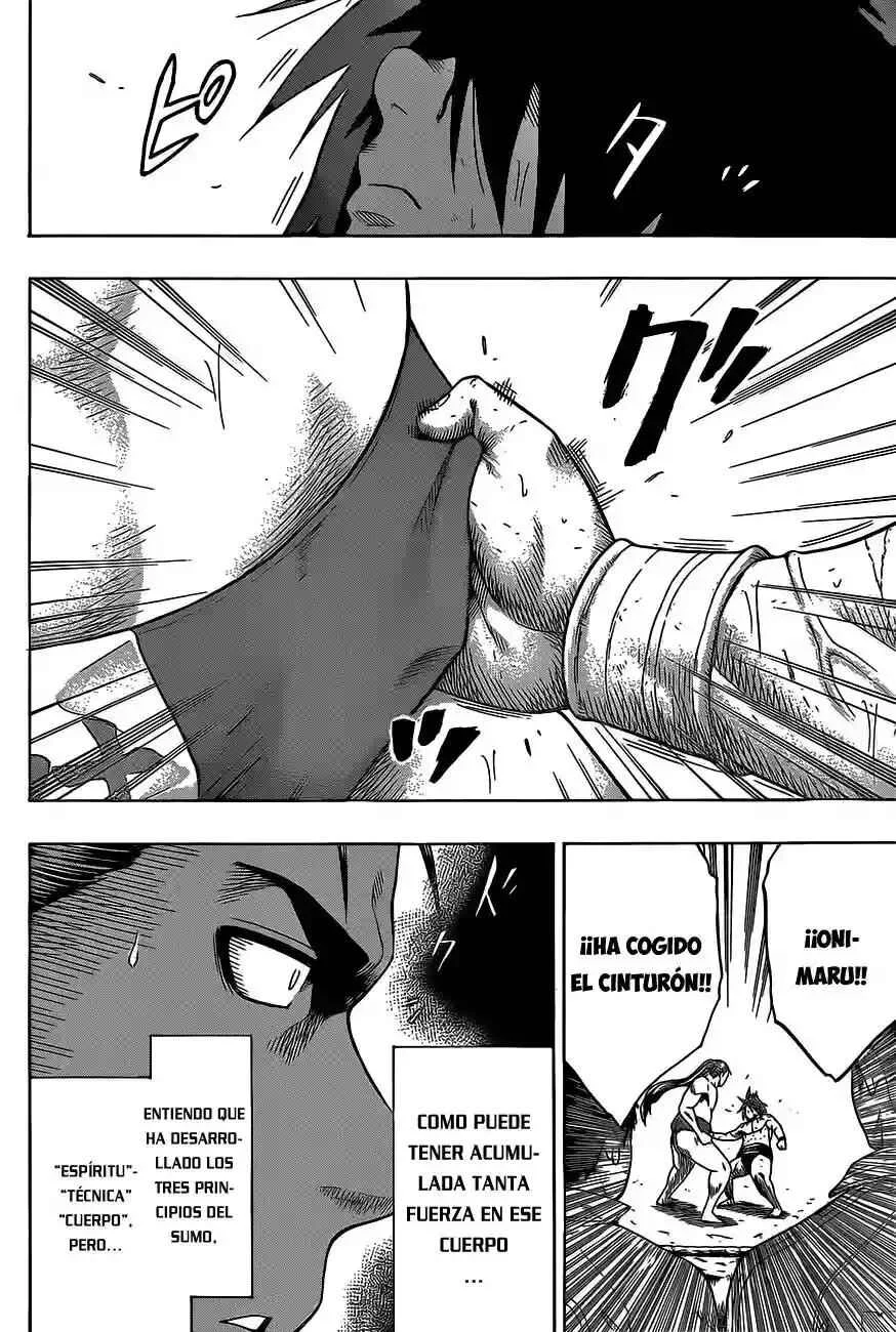 Hinomaru Sumo Capítulo 30: Onimaru Kunitsuna VS Kusanagi no Tsurugi 2 - Page 17