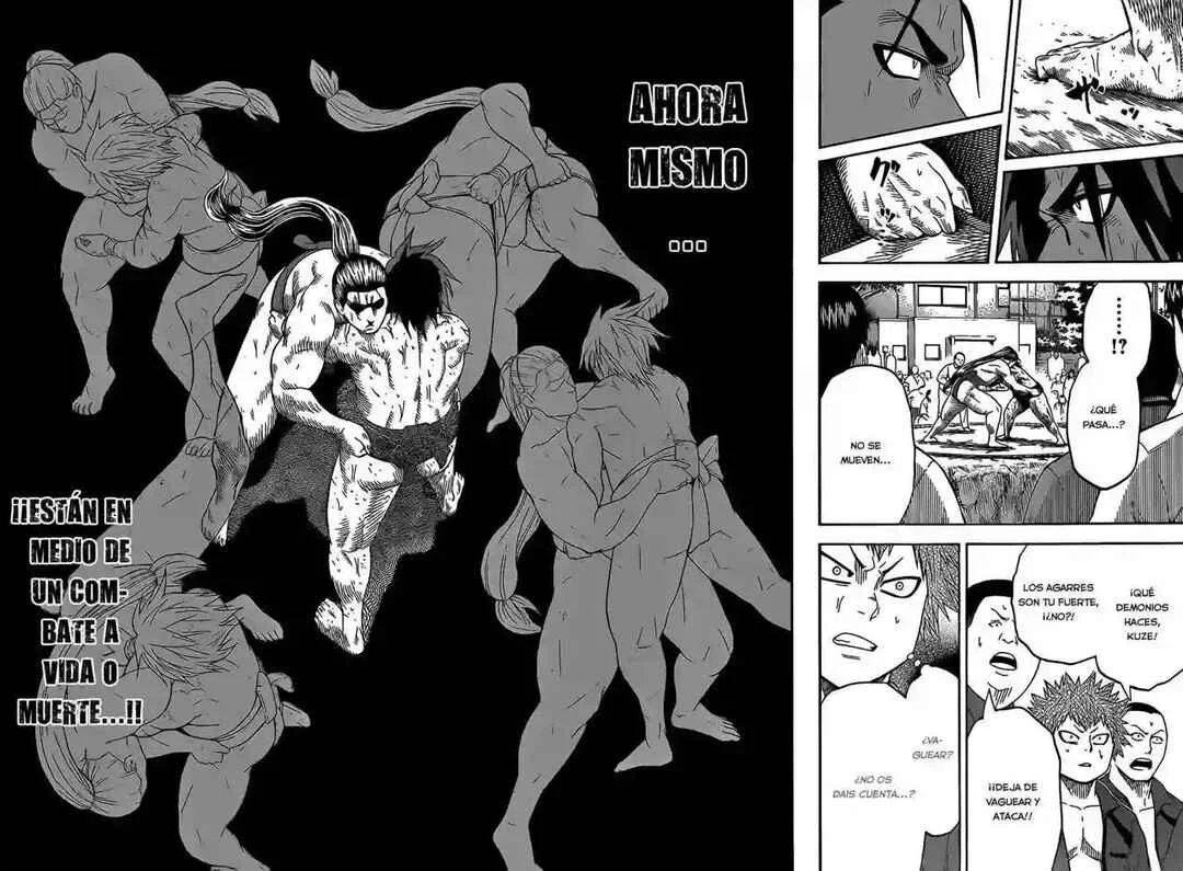Hinomaru Sumo Capítulo 30: Onimaru Kunitsuna VS Kusanagi no Tsurugi 2 - Page 19