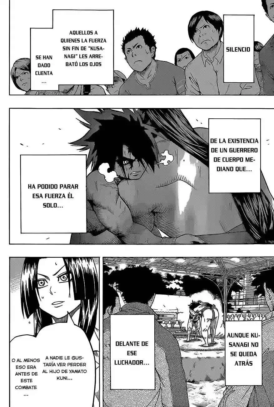 Hinomaru Sumo Capítulo 30: Onimaru Kunitsuna VS Kusanagi no Tsurugi 2 - Page 22