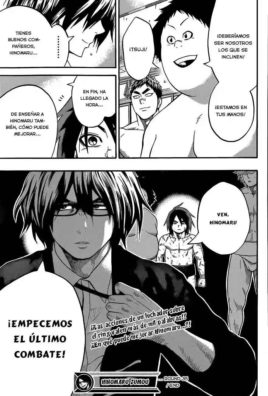 Hinomaru Sumo Capítulo 35: Las cosas que quiero decir - Page 19