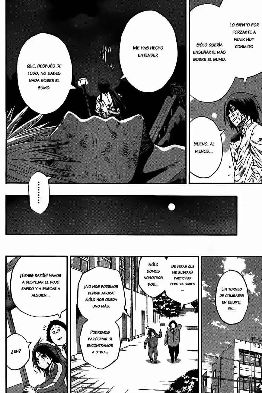 Hinomaru Sumo Capítulo 4: El Club de Sumo de la Secundaria Oodachi - Page 14