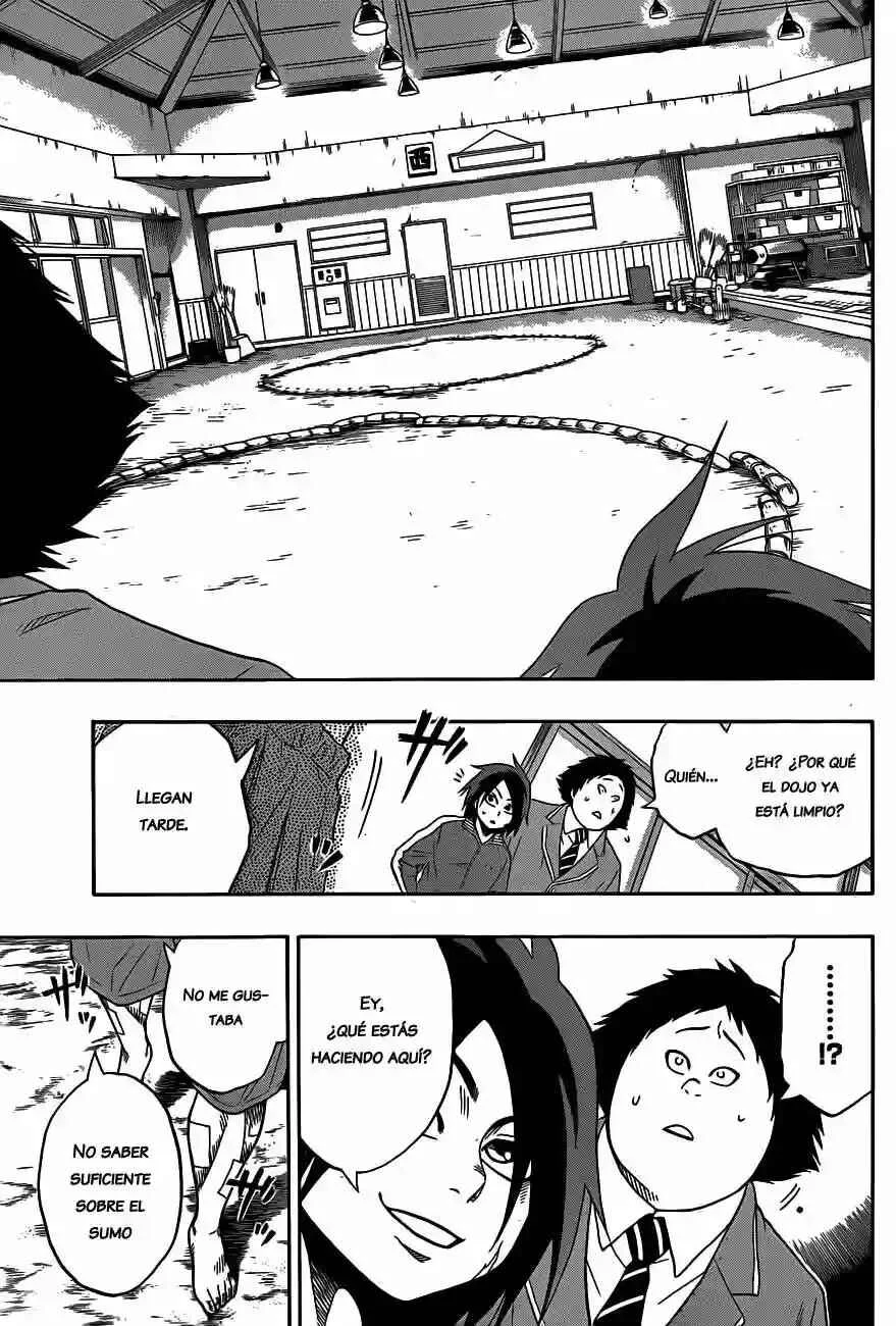 Hinomaru Sumo Capítulo 4: El Club de Sumo de la Secundaria Oodachi - Page 15
