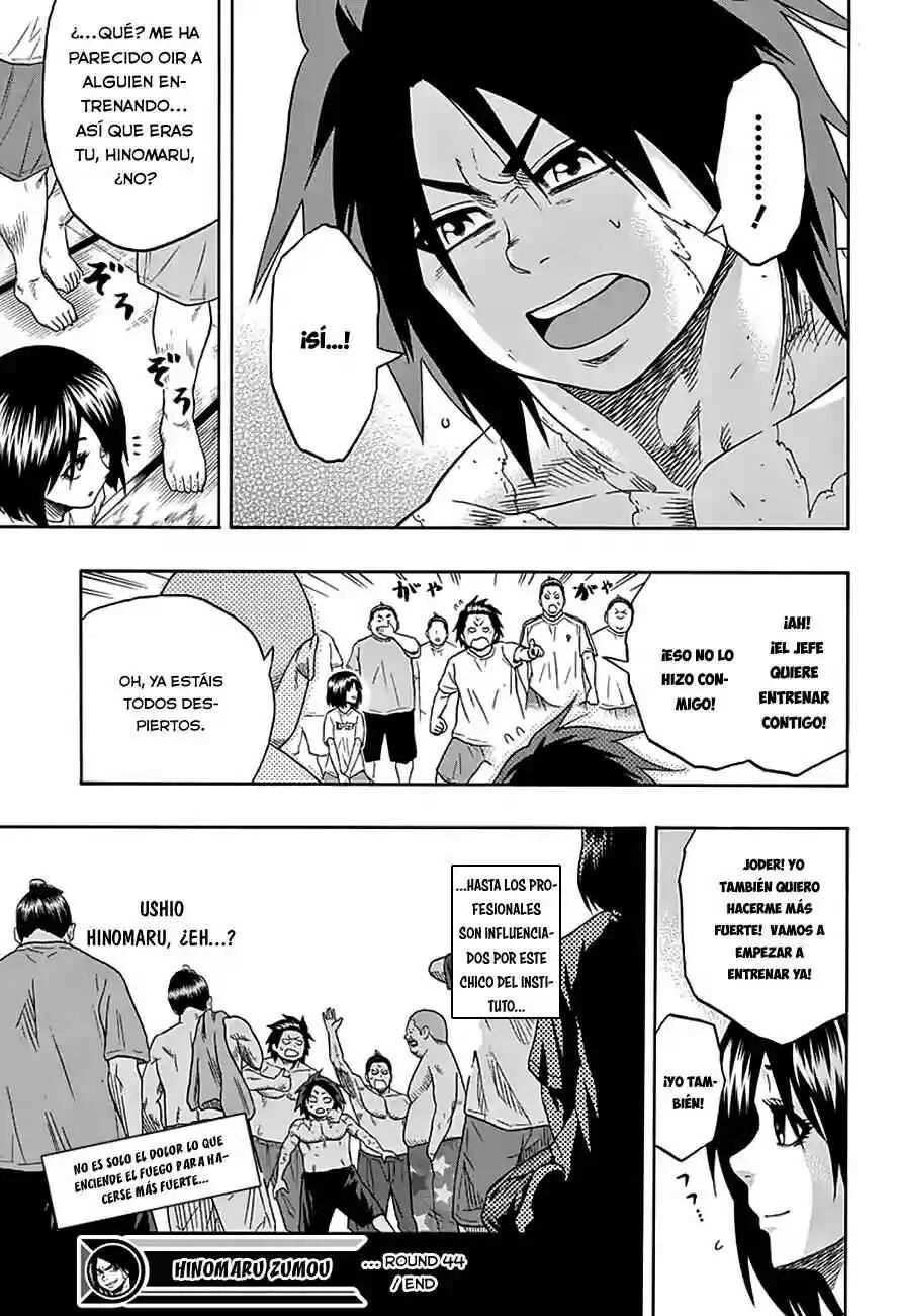 Hinomaru Sumo Capítulo 44: aunque sea bajo - Page 19