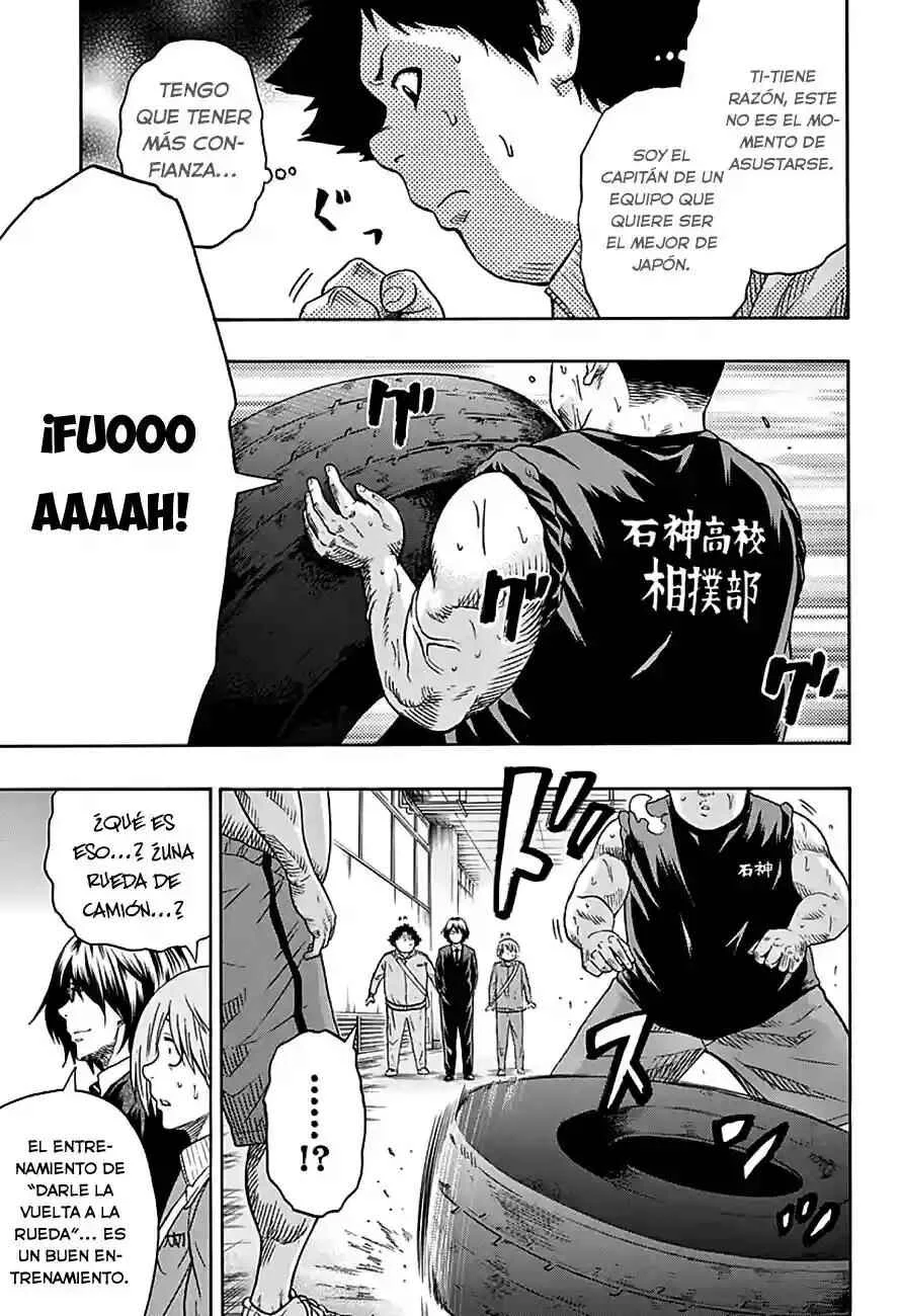 Hinomaru Sumo Capítulo 45: No es el momento para ponerse nervioso - Page 9