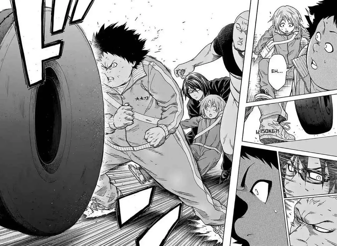 Hinomaru Sumo Capítulo 45: No es el momento para ponerse nervioso - Page 14