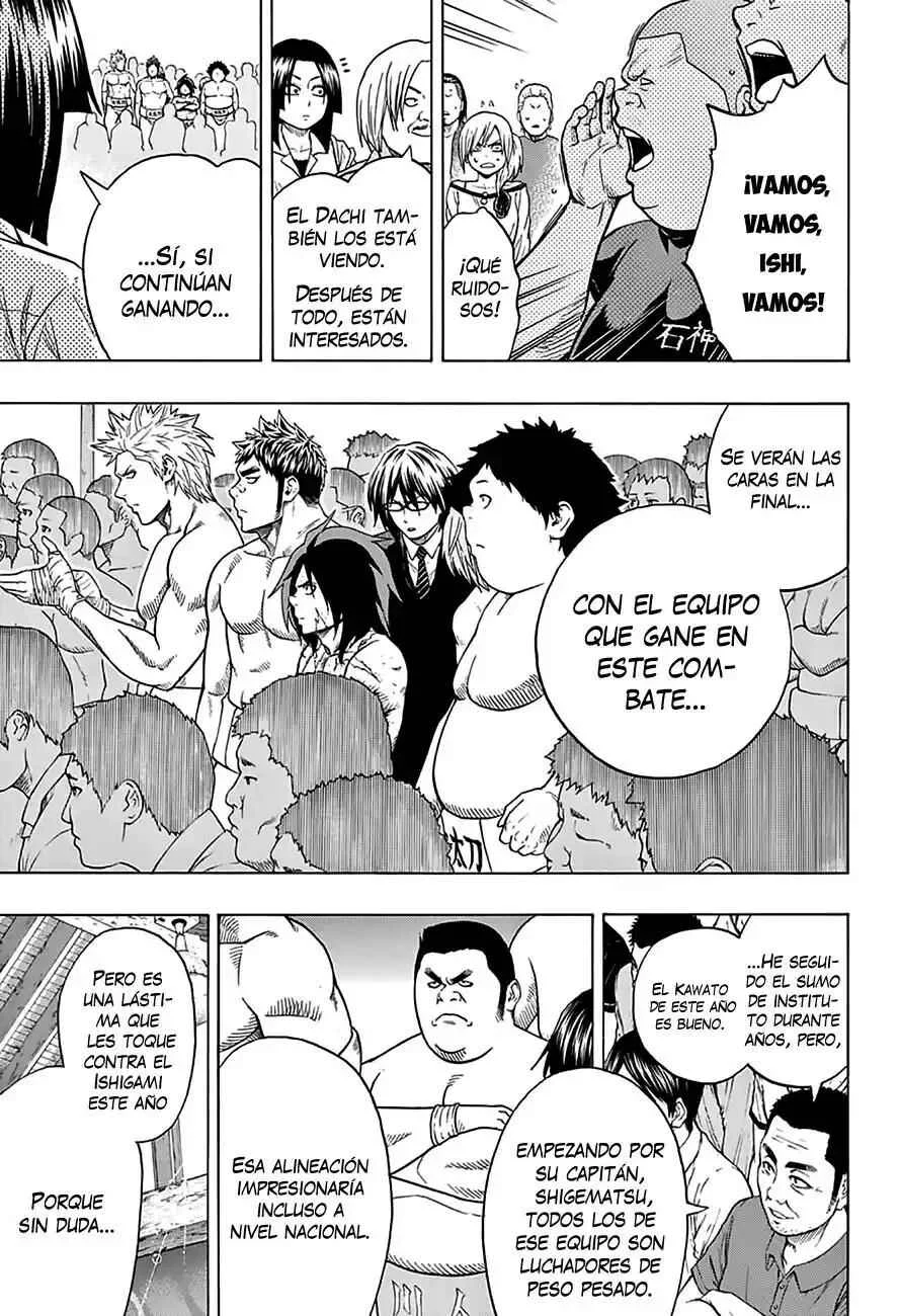 Hinomaru Sumo Capítulo 50: El espíritu, técnica, cuerpo en la vida - Page 5