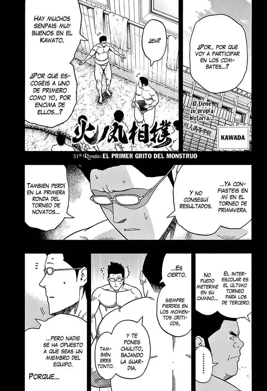 Hinomaru Sumo Capítulo 51: El primer grito del monstruo - Page 1