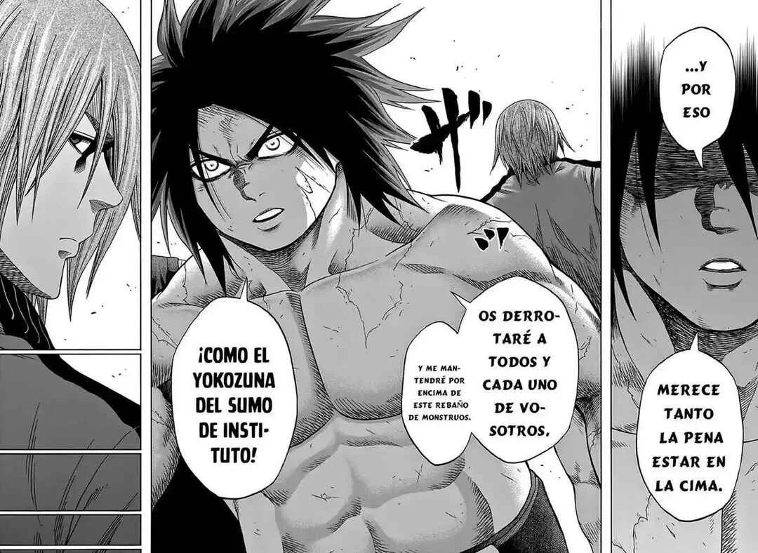 Hinomaru Sumo Capítulo 52: El instituto odachi y el instituto Ishigami - Page 12