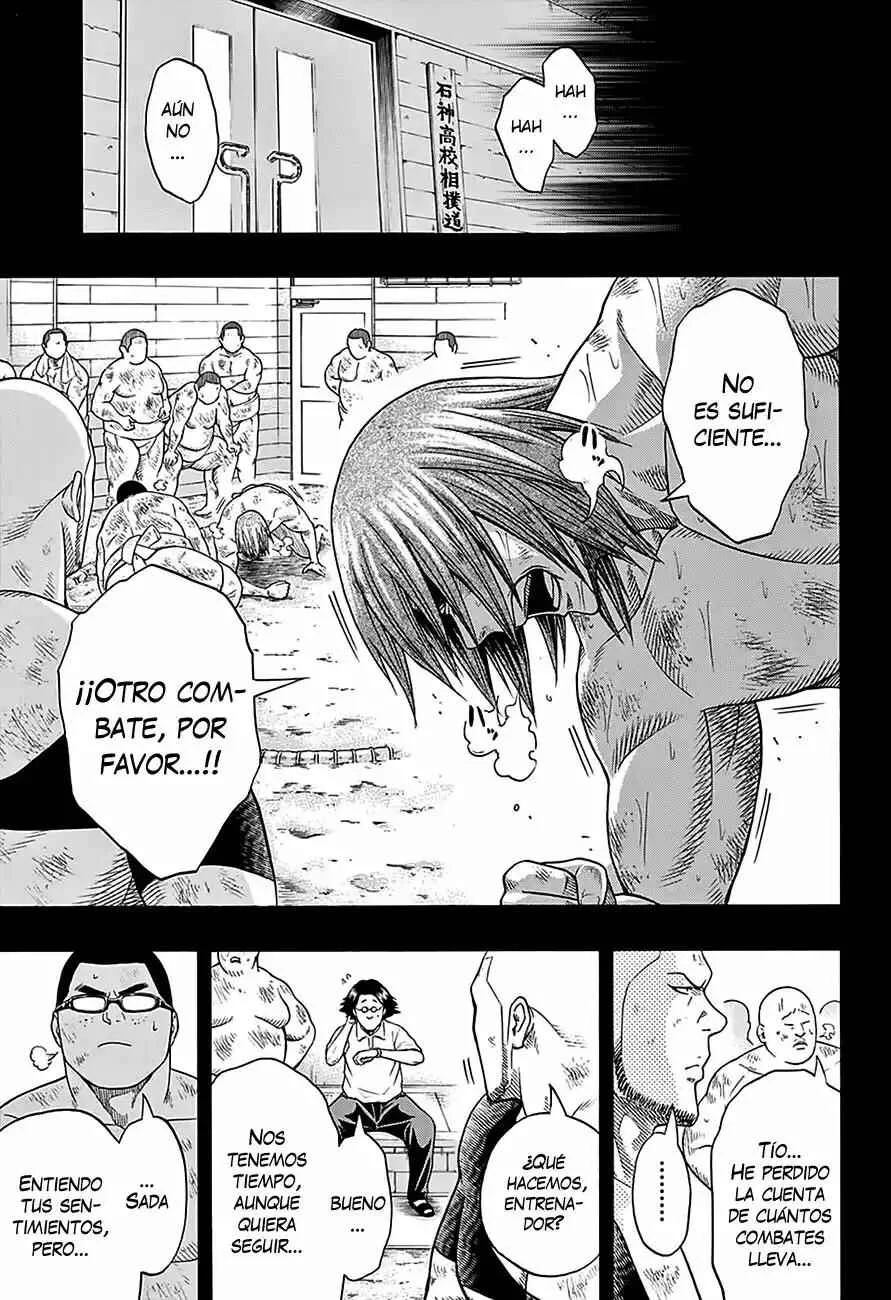 Hinomaru Sumo Capítulo 63: Onimaru Kunitsuna vs Mikazuki Munechika: Segunda rona 1 - Page 3
