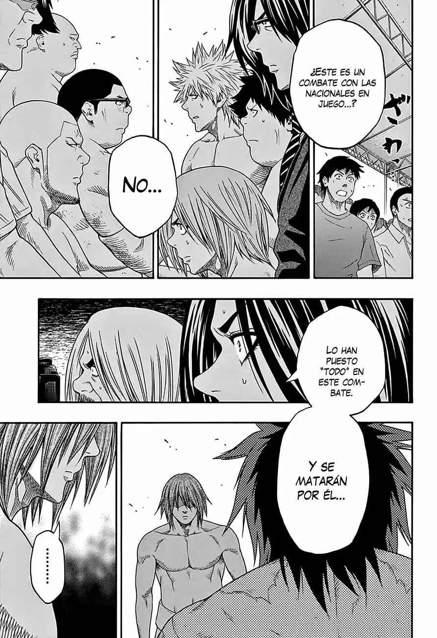 Hinomaru Sumo Capítulo 63: Onimaru Kunitsuna vs Mikazuki Munechika: Segunda rona 1 - Page 11