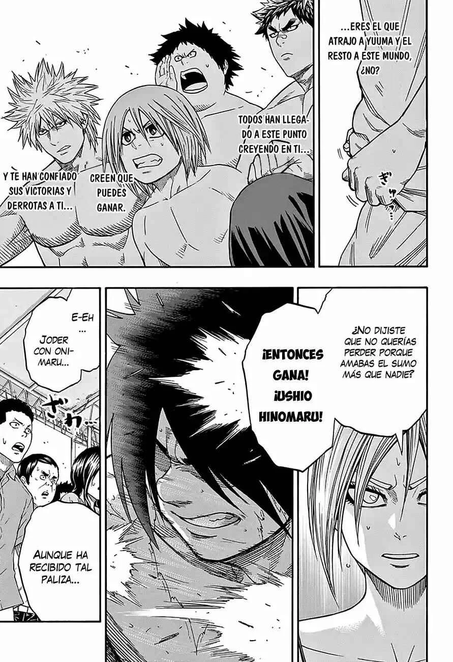 Hinomaru Sumo Capítulo 64: Hinomaru Kunitsuna vs Mikazuki Munechika: Segunda Ronda 2 - Page 8