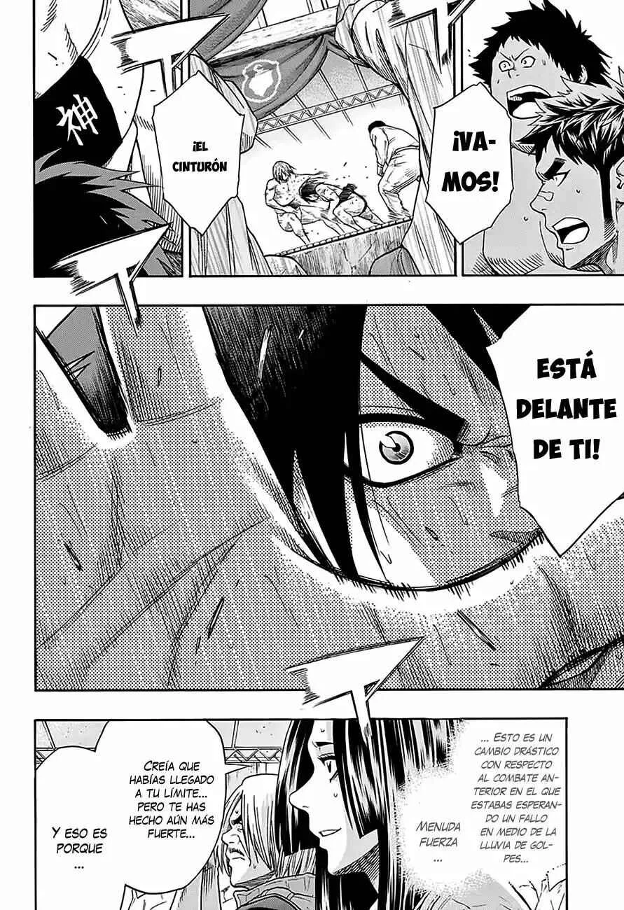 Hinomaru Sumo Capítulo 64: Hinomaru Kunitsuna vs Mikazuki Munechika: Segunda Ronda 2 - Page 12