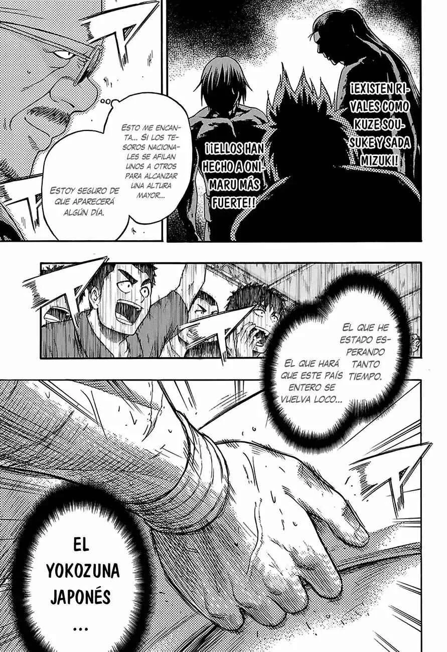Hinomaru Sumo Capítulo 64: Hinomaru Kunitsuna vs Mikazuki Munechika: Segunda Ronda 2 - Page 13