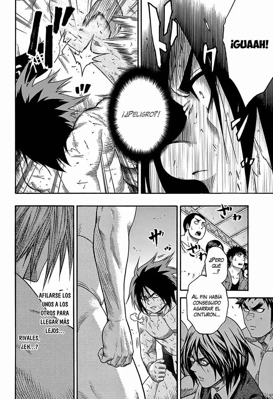 Hinomaru Sumo Capítulo 64: Hinomaru Kunitsuna vs Mikazuki Munechika: Segunda Ronda 2 - Page 16