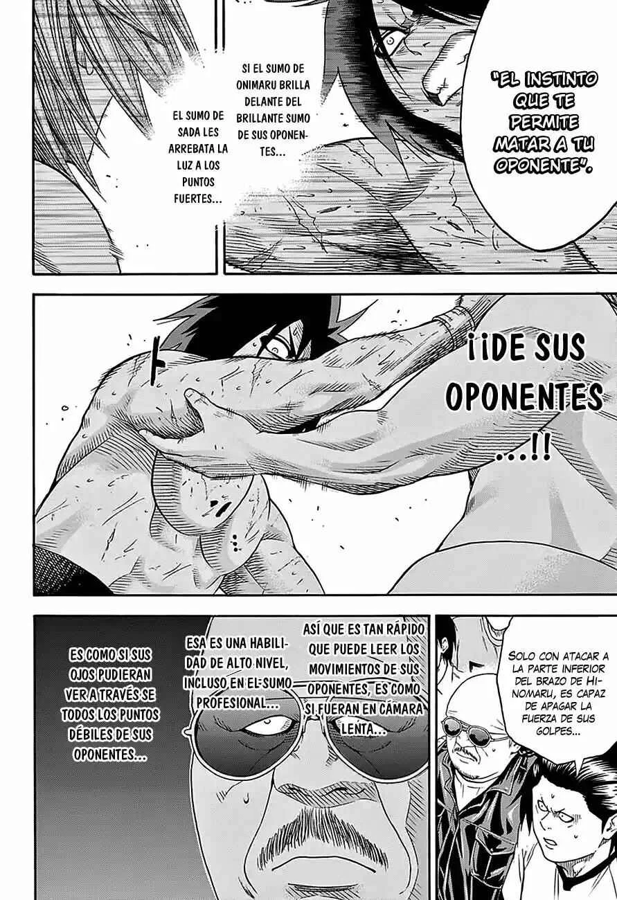 Hinomaru Sumo Capítulo 65: Hinomaru Kunitsuna vs Mikazuki Munechika: Segunda Ronda 3 - Page 7