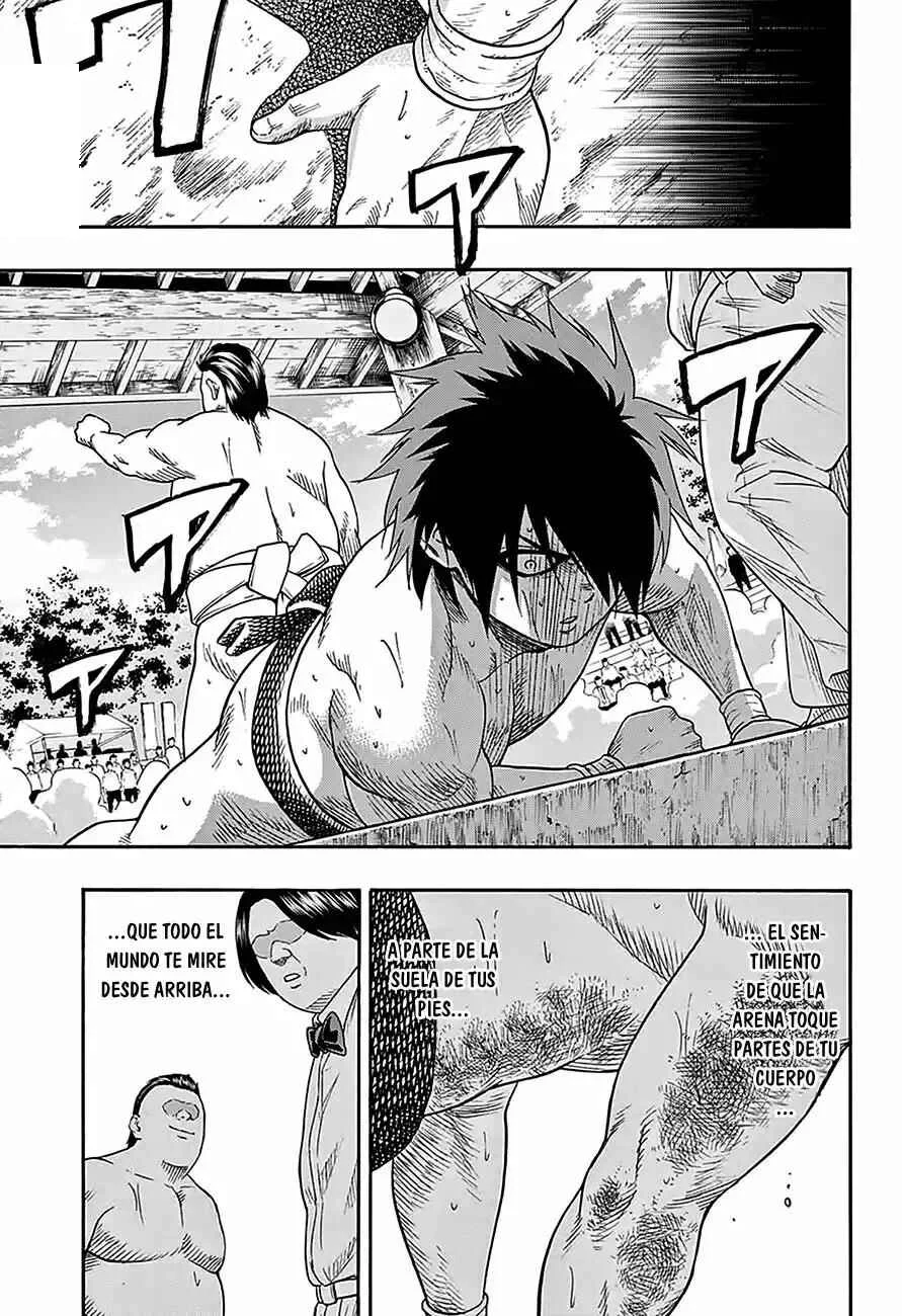 Hinomaru Sumo Capítulo 66: Hinomaru Kunitsuna vs Mikazuki Munechika: Segunda Ronda 4 - Page 3