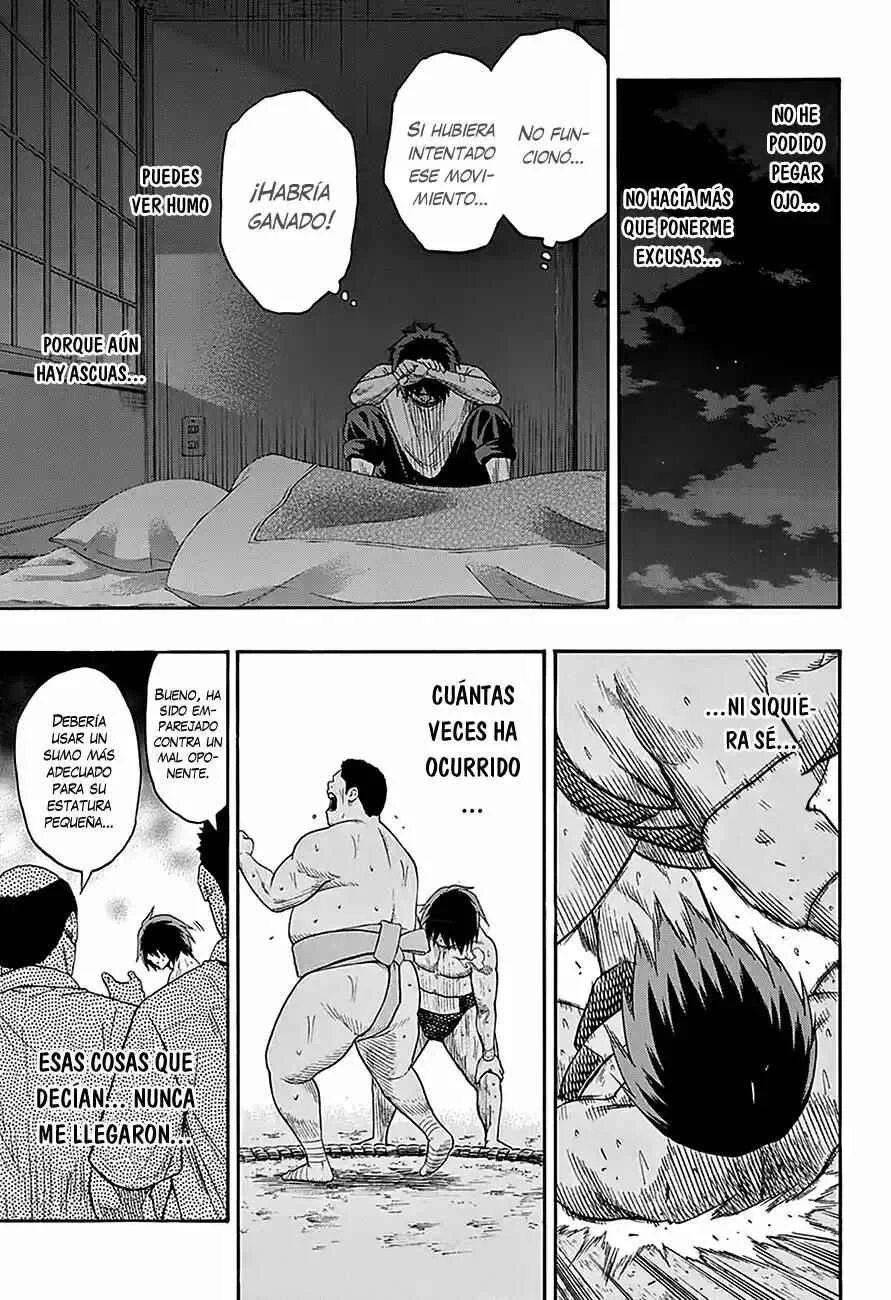 Hinomaru Sumo Capítulo 66: Hinomaru Kunitsuna vs Mikazuki Munechika: Segunda Ronda 4 - Page 5
