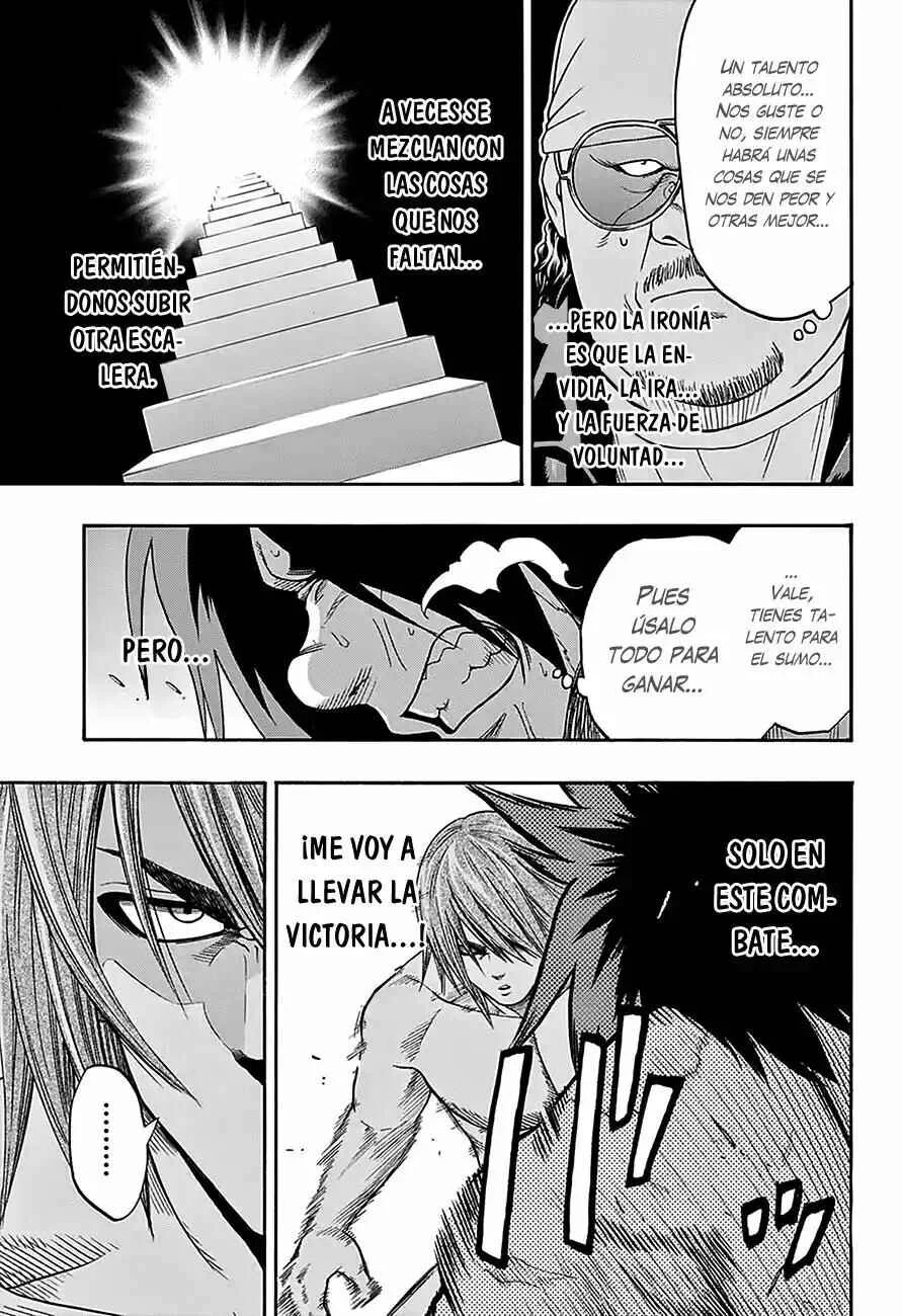 Hinomaru Sumo Capítulo 66: Hinomaru Kunitsuna vs Mikazuki Munechika: Segunda Ronda 4 - Page 14