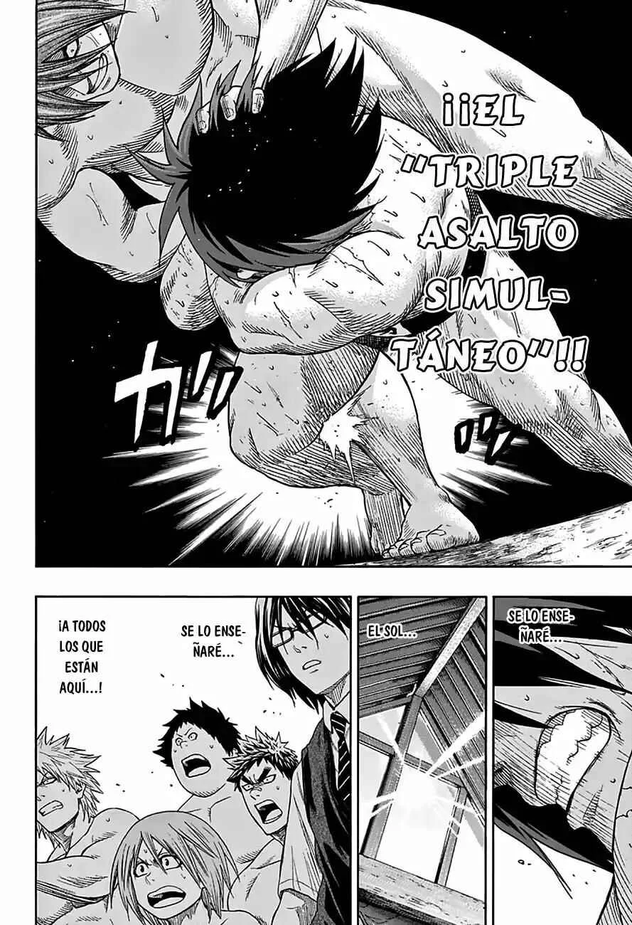 Hinomaru Sumo Capítulo 67: Hinomaru Kunitsuna vs Mikazuki Munechika: Segunda Ronda 5 - Page 11