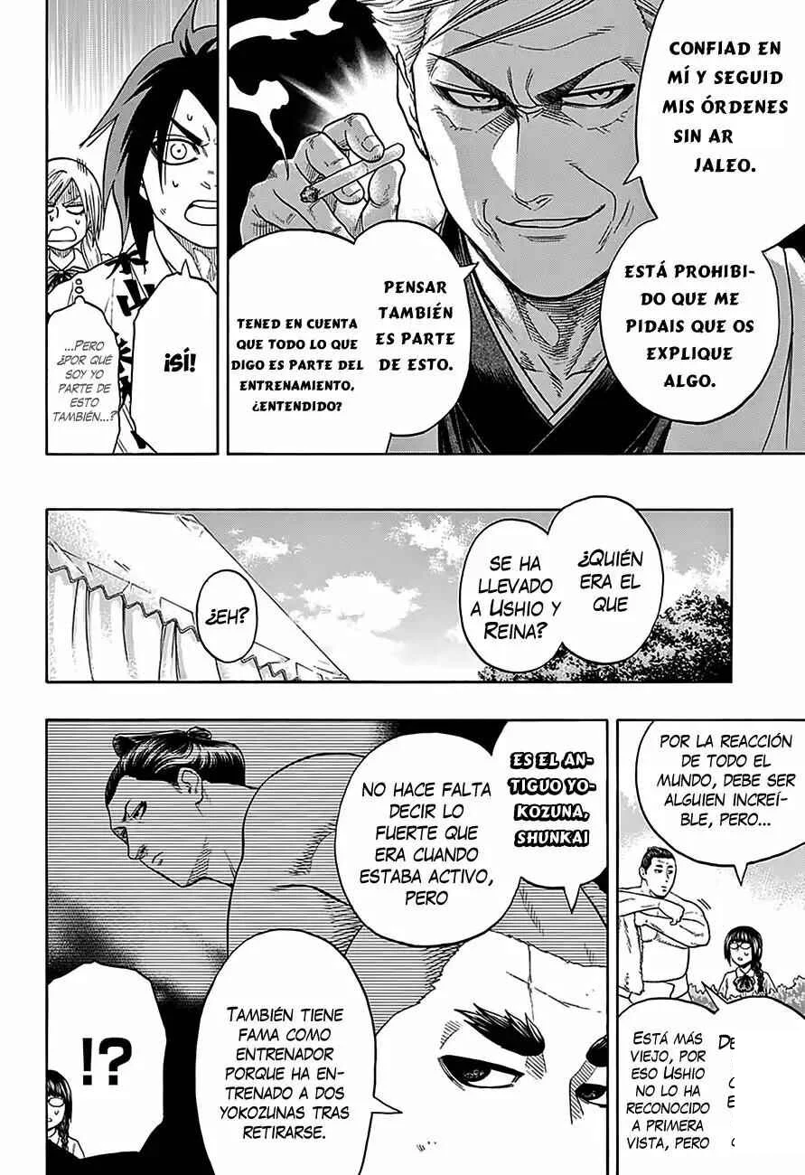 Hinomaru Sumo Capítulo 83: El entrenamiento del antiguo Yokozuna - Page 3