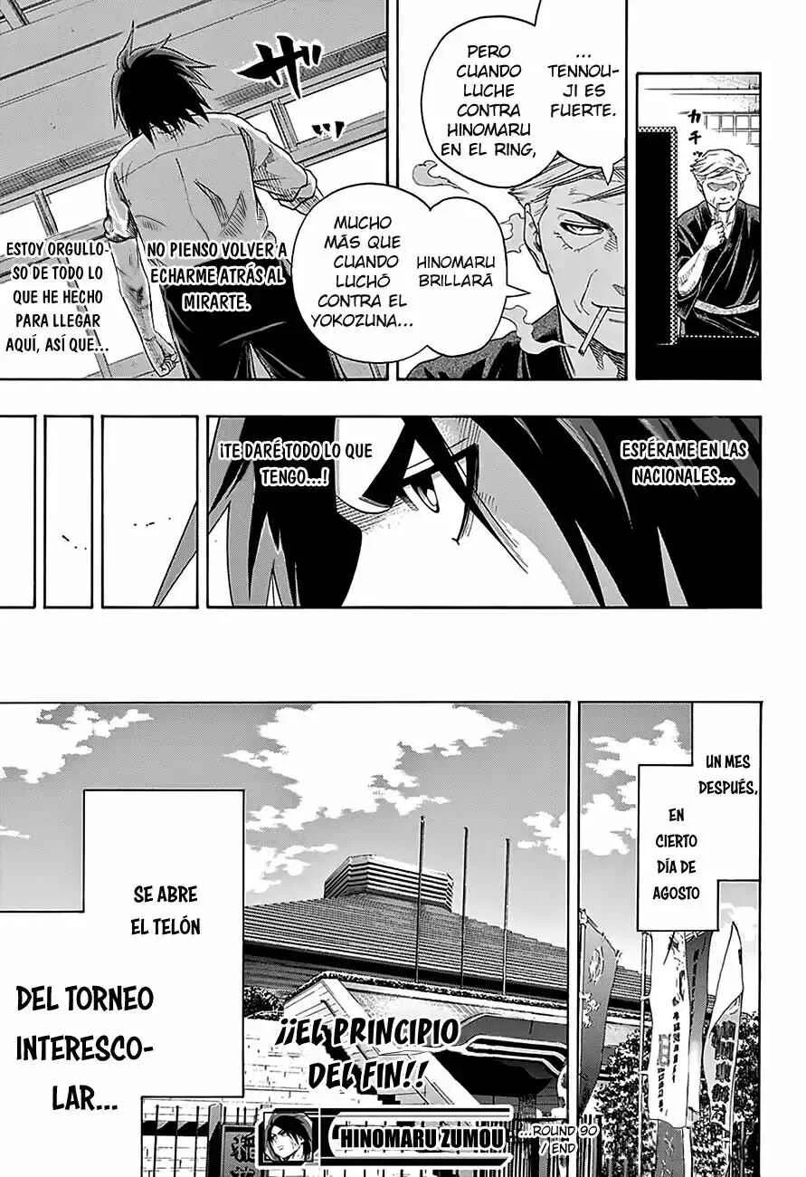 Hinomaru Sumo Capítulo 90: El yokozuna del instituto - Page 18