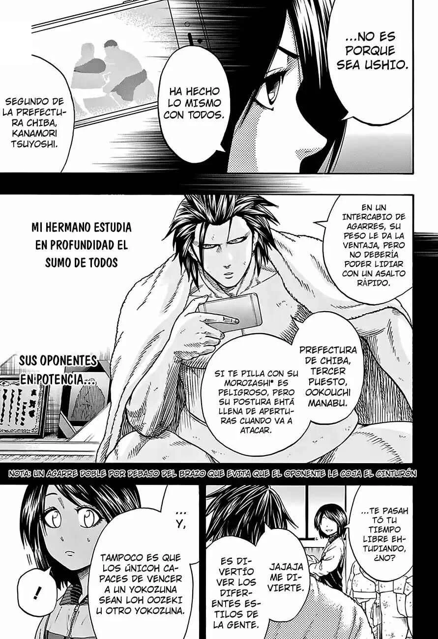 Hinomaru Sumo Capítulo 94: Onimaru Kunitsuna VS Doujikiri Yasatsuna - Page 5
