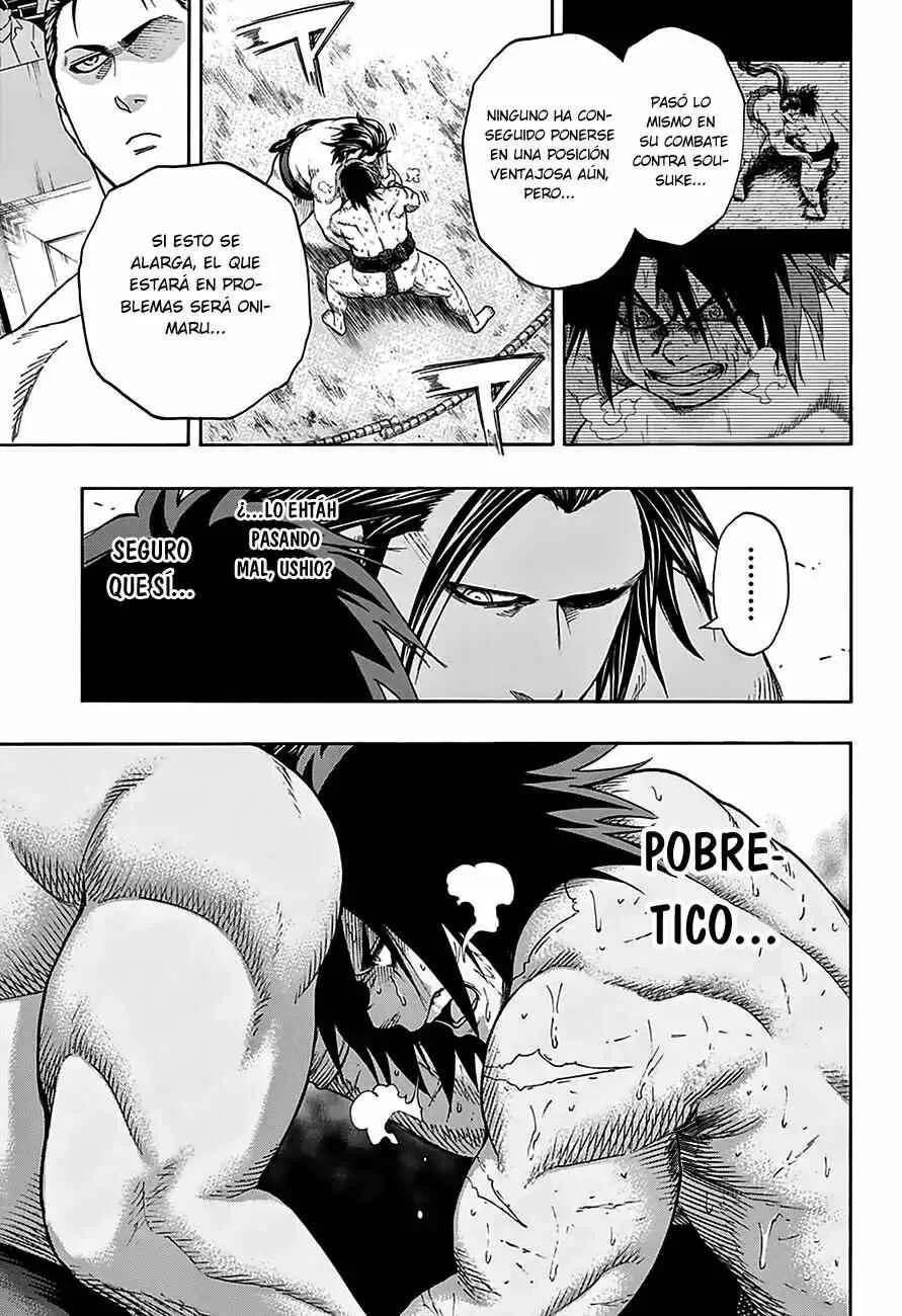 Hinomaru Sumo Capítulo 94: Onimaru Kunitsuna VS Doujikiri Yasatsuna - Page 9