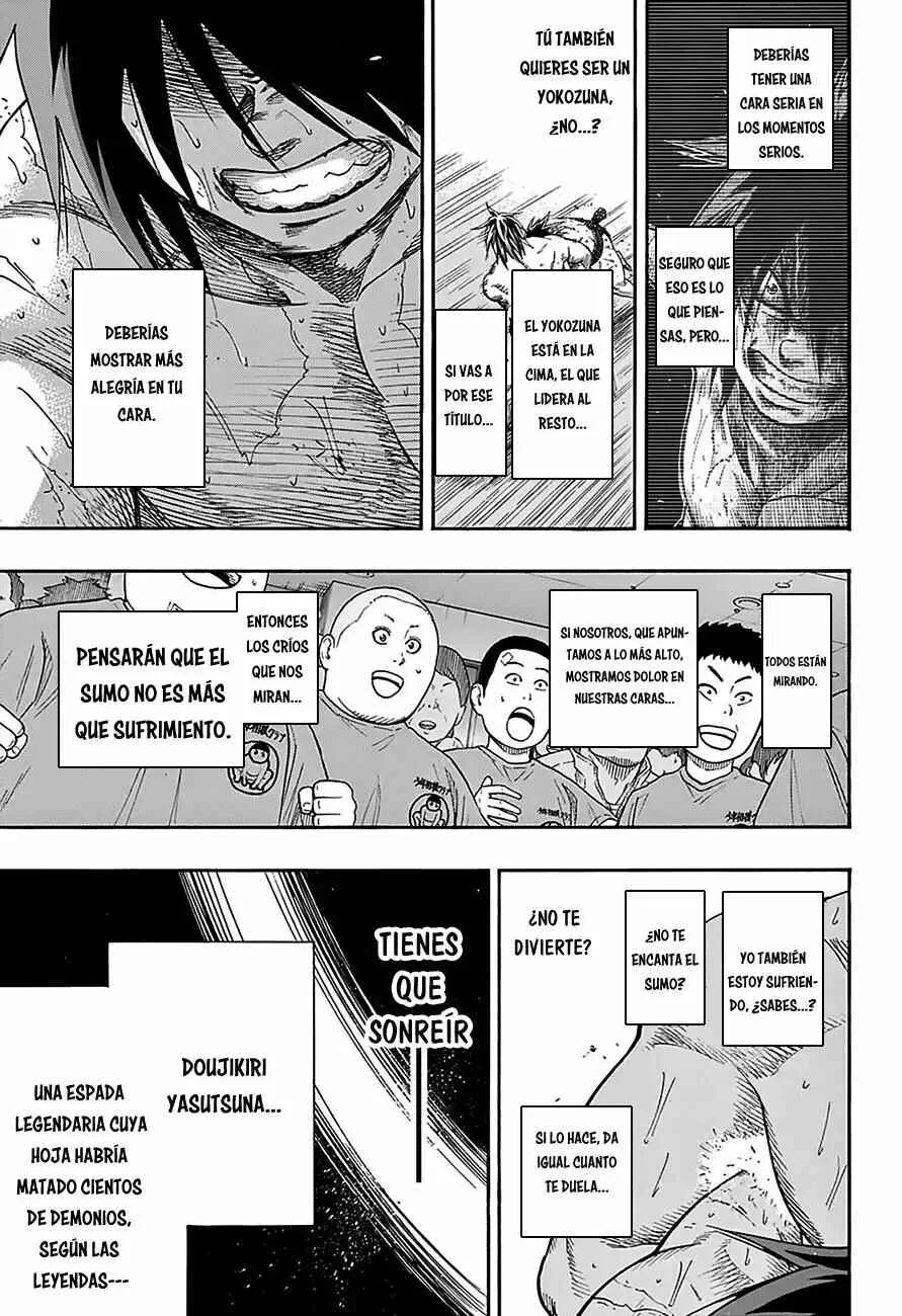 Hinomaru Sumo Capítulo 96: Onimaru Kunitsuna VS Doujikiri Yasatsuna 3 - Page 9