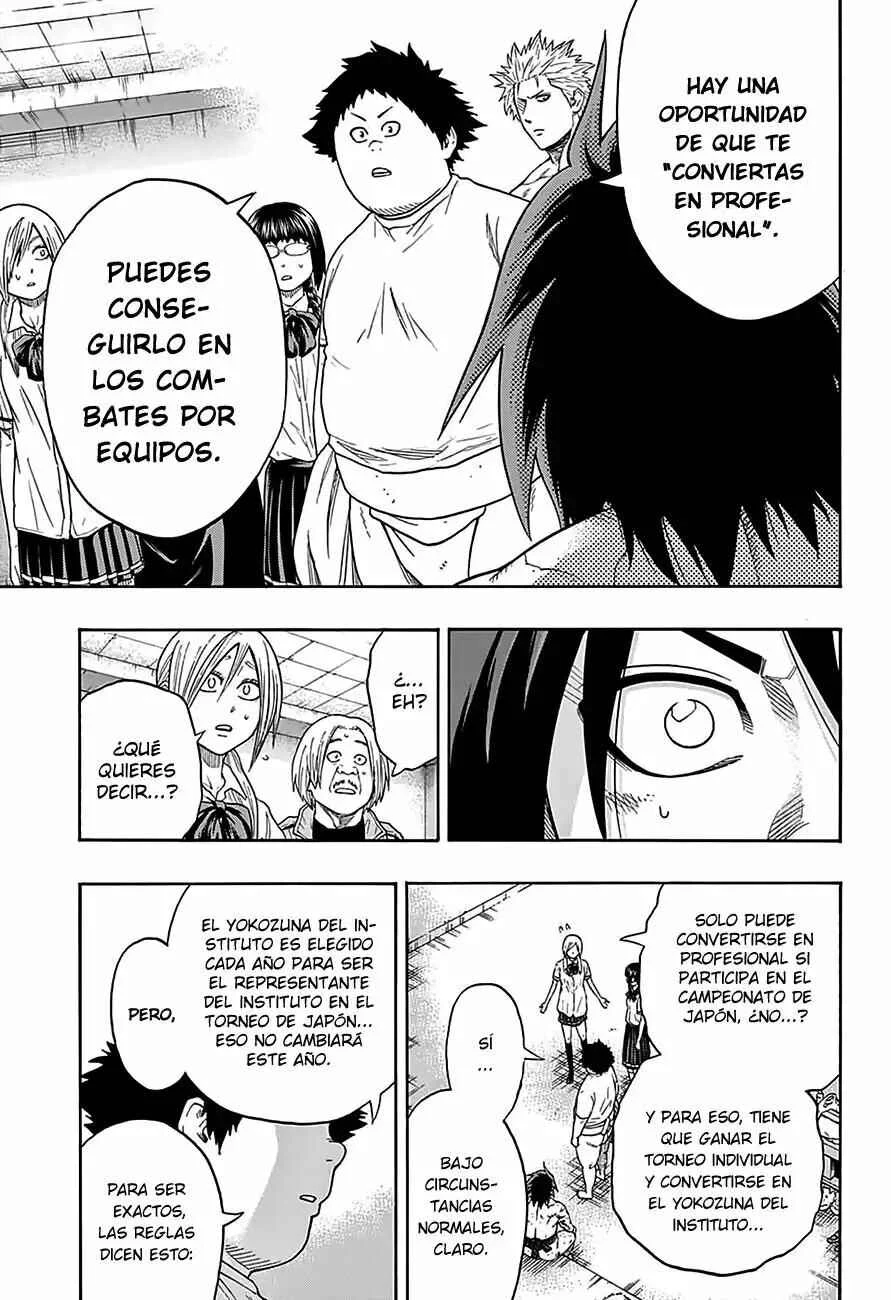 Hinomaru Sumo Capítulo 97: Onimaru Kunitsuna VS Doujikiri Yasatsuna 4 - Page 14