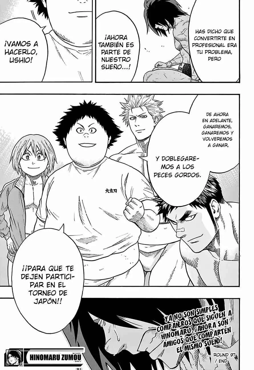 Hinomaru Sumo Capítulo 97: Onimaru Kunitsuna VS Doujikiri Yasatsuna 4 - Page 18