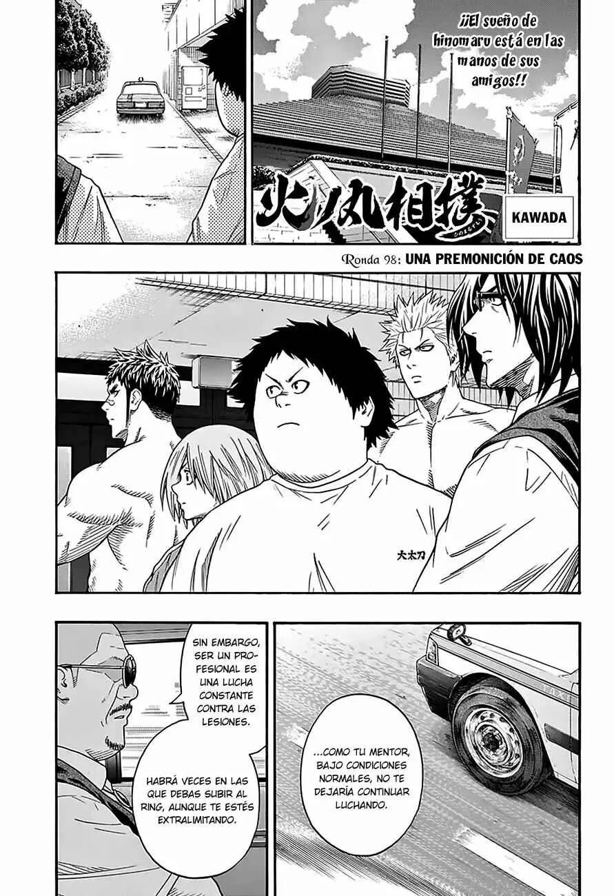 Hinomaru Sumo Capítulo 98: Una premonición de caos - Page 1