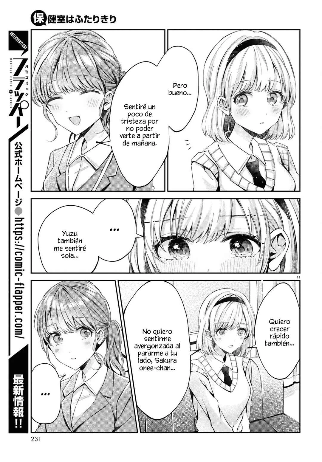 Hokenshitsu wa Futarikiri Capítulo 10: Nonomiya Yuzu y Maezono Sakura. Ⅲ - Page 3
