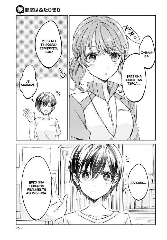 Hokenshitsu wa Futarikiri Capítulo 4: Mizuno Satsuki y Okamoto Ami. - Page 3