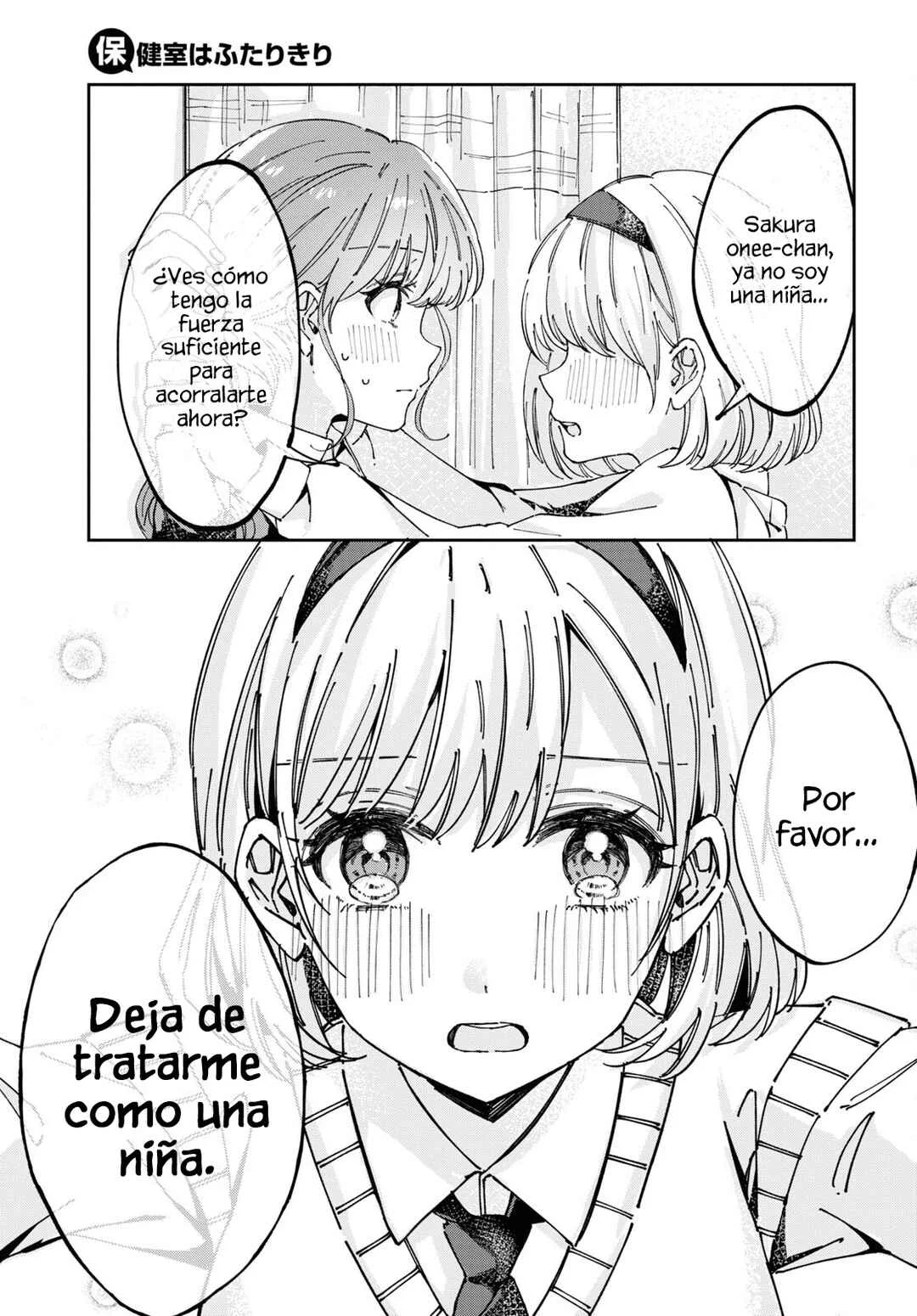 Hokenshitsu wa Futarikiri Capítulo 6: Nonomiya Yuzu y Maezono Sakura. Ⅱ - Page 7