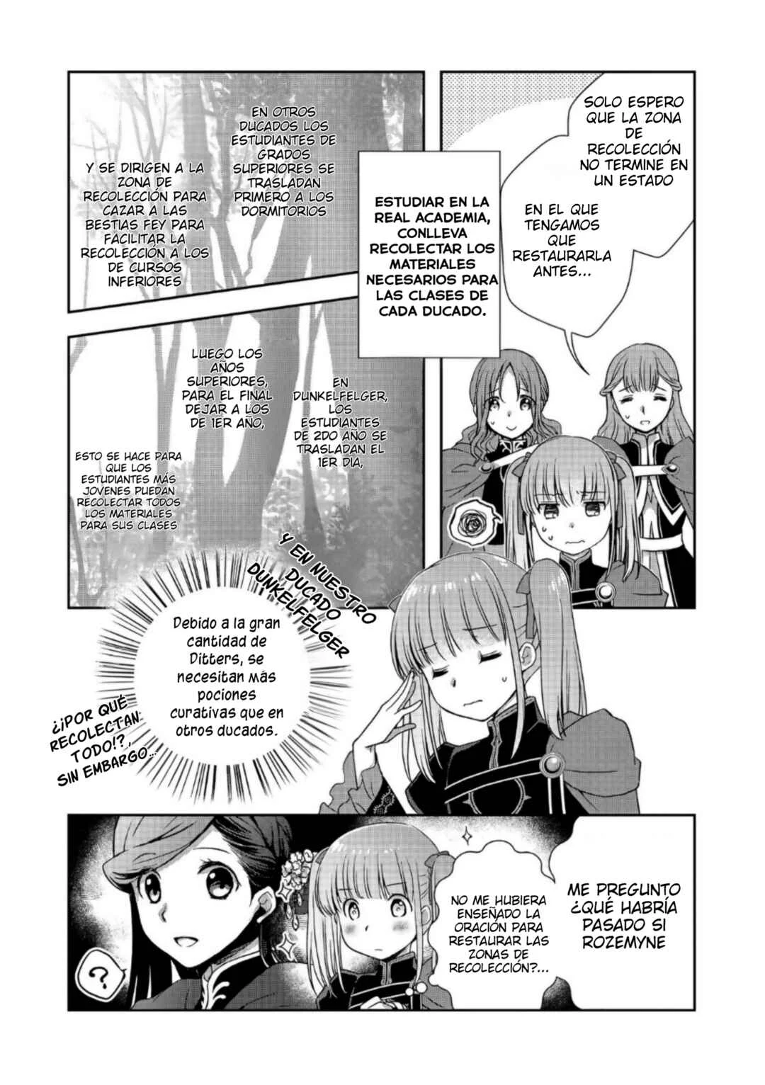 Honzuki no Gekokujou: Hannerōre no Kizoku-in Gonensei Ichi - Koishite Mitai O'hime-sama Capítulo 1: Ingresando al Dormitorio - Page 8