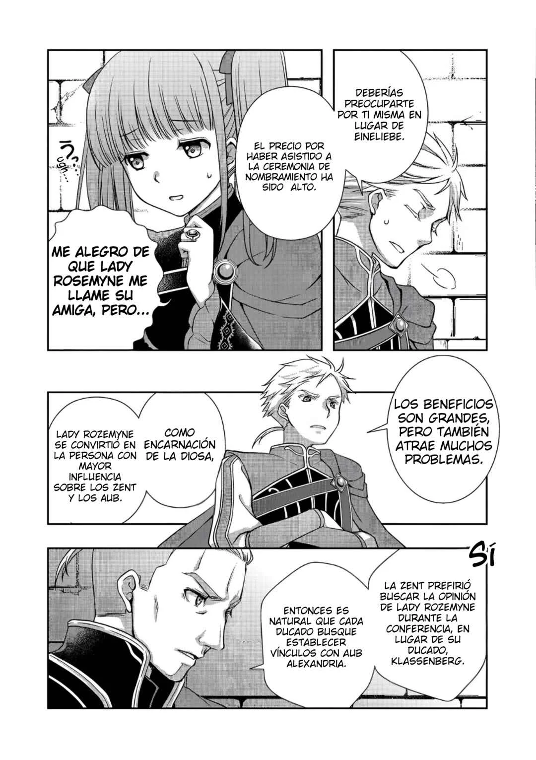 Honzuki no Gekokujou: Hannerōre no Kizoku-in Gonensei Ichi - Koishite Mitai O'hime-sama Capítulo 1: Ingresando al Dormitorio - Page 15