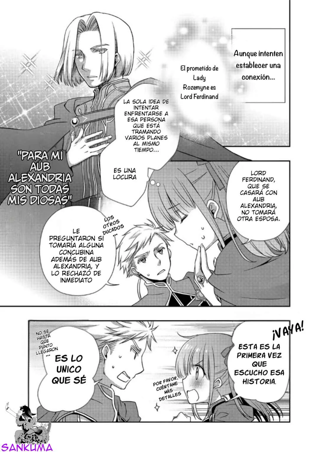 Honzuki no Gekokujou: Hannerōre no Kizoku-in Gonensei Ichi - Koishite Mitai O'hime-sama Capítulo 1: Ingresando al Dormitorio - Page 16