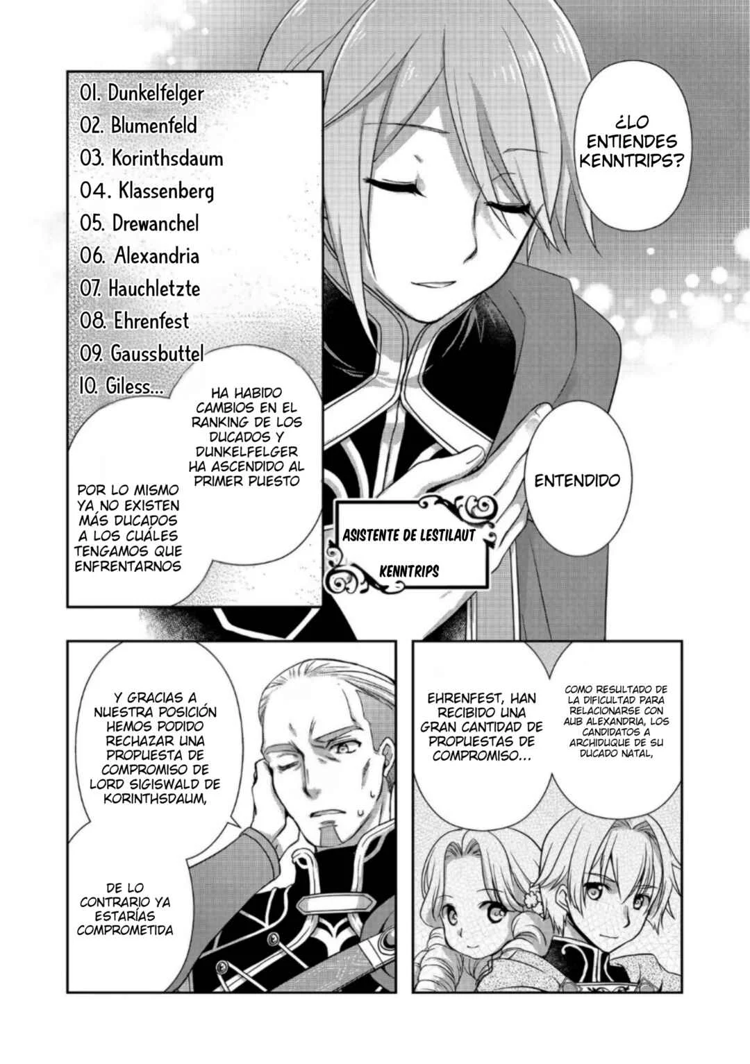 Honzuki no Gekokujou: Hannerōre no Kizoku-in Gonensei Ichi - Koishite Mitai O'hime-sama Capítulo 1: Ingresando al Dormitorio - Page 18