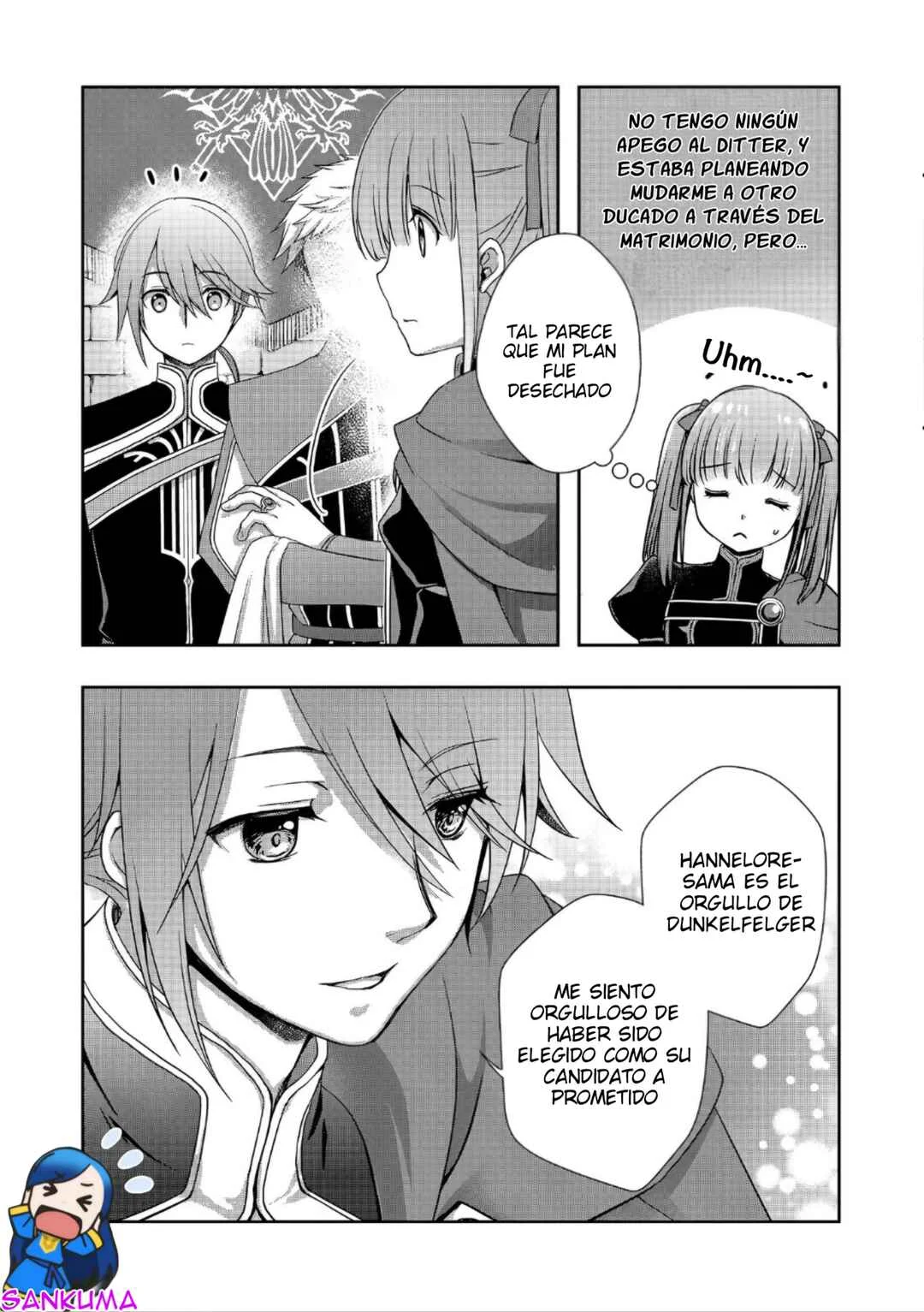 Honzuki no Gekokujou: Hannerōre no Kizoku-in Gonensei Ichi - Koishite Mitai O'hime-sama Capítulo 1: Ingresando al Dormitorio - Page 21