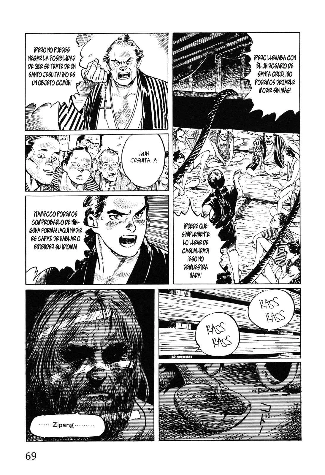 Horobishi Kemonotachi no Umi Capítulo 3: La Leyenda del Demonio Ballena - Page 7